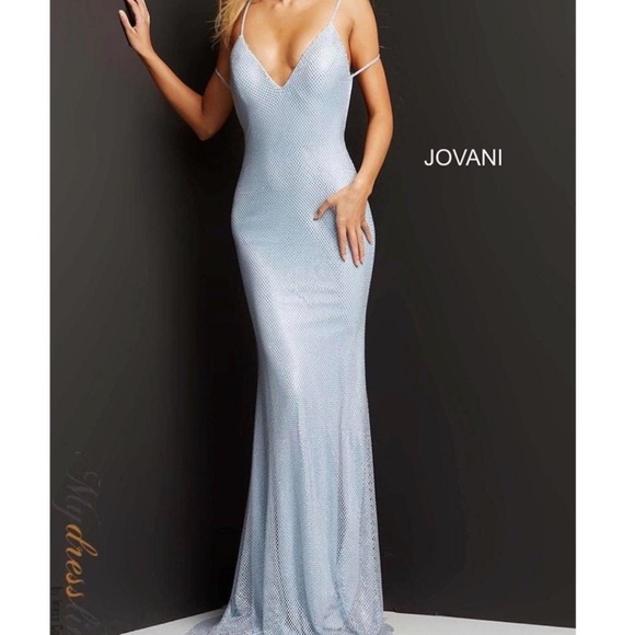 Jovani 08139 prom dress WHITE size 10! - special order very rare! No alterations